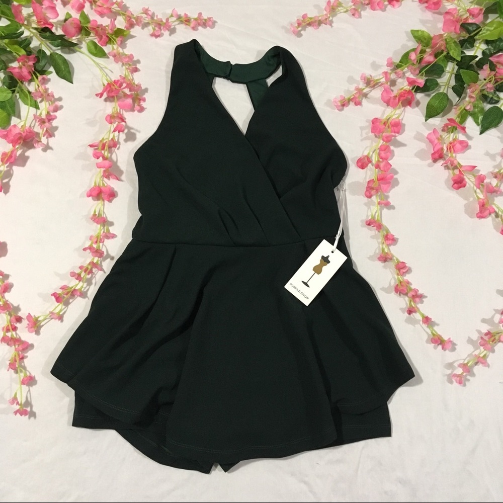 ‼️Final Price‼️Summer Green Romper NWT